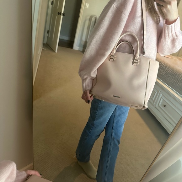 Rebecca Minkoff Light Pink Handbag and Pouch - Picture 2 of 5